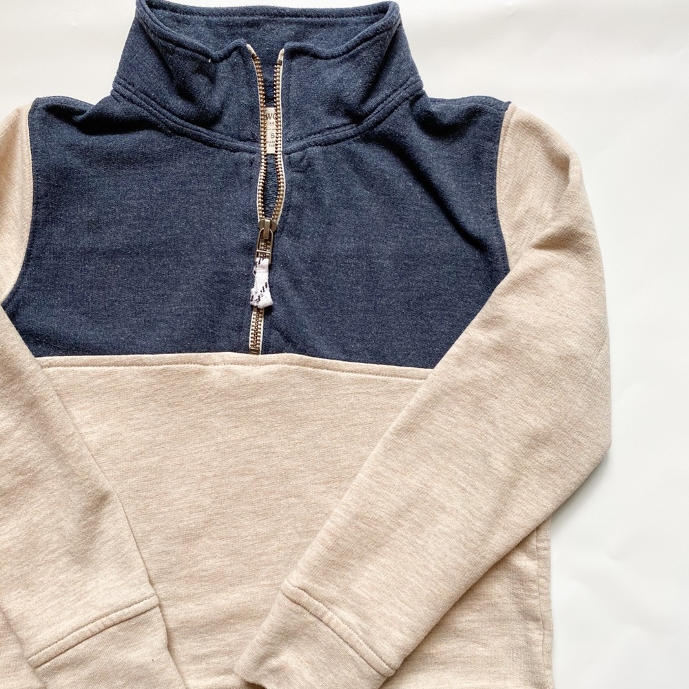Crewcuts Navy & Cream Pullover Size Small